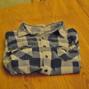 Blue Plaid Flannel